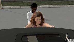 a biker chick and white milf take long dick