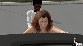 a biker chick and white milf take long dick