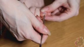 Toenail Picking and Clear Gloss