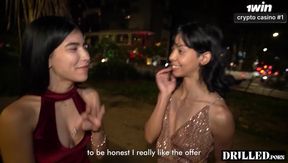 GF Date Night Crashes Into Petite Anal Threesome Destruction