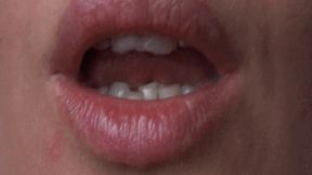 spider in my mouth