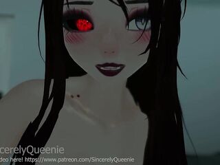 Succubus turned u into a cum bitch hungry gal