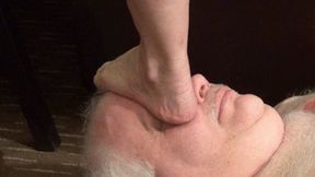 Head Throat and Face Trample 9 - Barefoot - iPad Quality