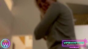 My Cute Blonde Wife Seduced Me Last Night During Homemade Sofa Sex