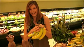 Seductive Teens Flaunt Their Bodies While Shopping at Supermarket Aisle