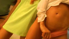 Exclusive Celebrity Home Party: POV Voyeur Experience with Stunning Models!