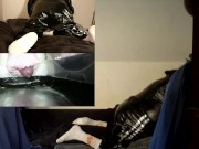 geiler Wolf Prollf säuft ein Fass aus und spritzt sein Sperma rein - geiler lauter Orgasmus