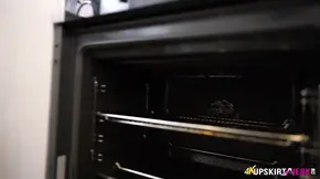 Babe teases lucky dude while he jacks off