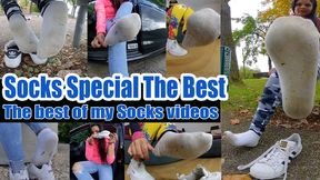 The best of my socks clips in a video, sweaty dirty socks filmed up close 4k