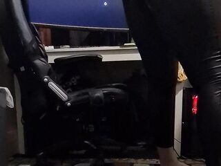 Femboy Warming Up Her Wet Screw Aperture Part two