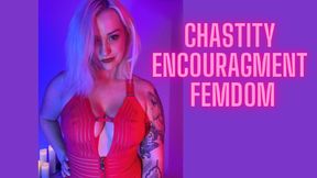 Chastity encouragement from your trusty Femdom Ms Tegan