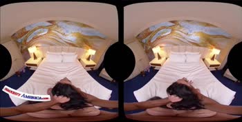 Kayla Paige's Virtual Reality Fantasy: Pipes Checked with Green Eyes on the Scene