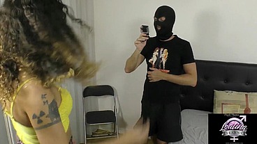 Nikki Montero in Paris France fucking a masked dude in the ass