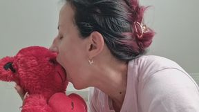 I'm making my teddy bear suffer