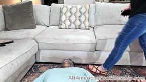 Broken nose as Princess Rachels footstool complete