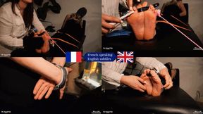 ALERTE INTRUSION - the 25-minute tickle challenge - TICKLING - FOOT TICKLING - BASTINADO - OIL FETISH - DOMINATION - BONDAGE