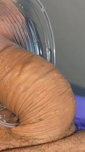 Mysterious Solution Inserted Into the Wrinkled Cock.