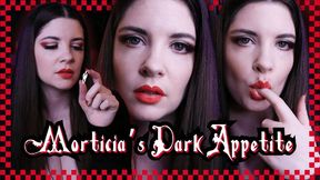 Giantess Morticia's Dark Appetite for Shrinking and Eating you for her Vore Fantasy