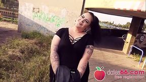 BIG GERMAN girl AnastasiaXXX gets some stranger's DICK in her CUNT right next to the autobahn! (ENGLISH) Dates66 com