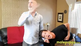 Daddy Punishes Twink Stepson with Hardcore Anal Discipline