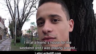 Raw pounding: young spanish twinks in pov bareback action with big cock