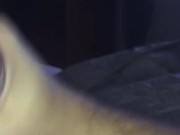 Quick uncut jerk off with cumshot