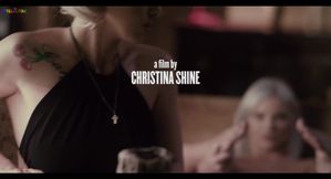 Beautiful mistress  Christina Shine and her horny slave Zazie Skymm lesbian experience