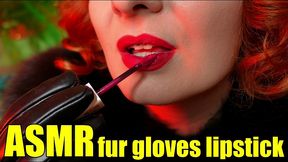 lipstick fetish asmr video of pin up diva (arya grander)