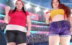 Misty and May Facesitting and Farting Battle Punishment