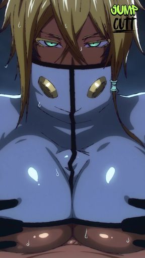 Futuristic anime-style character in a bustier