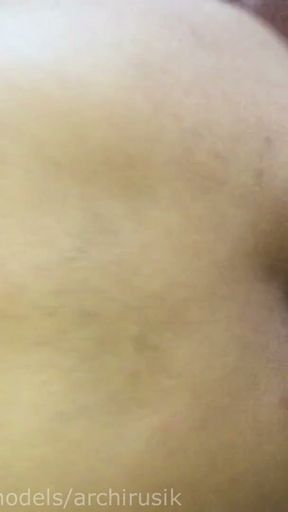 Filled with cum fucked ass clean-shaven before orgasm!   Clip 1