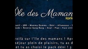 L'_&Icirc_le des Mamans II - French audio denial reverse gang bang