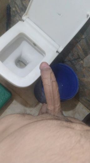 Punjabi lund cum shot in bathroom horny dick