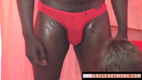 SayUncleNetwork.com - Twink's raw barebacking follows an intense blowjob on black coc