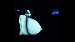 Big-Titted Soria expands her breasts in POV 3D