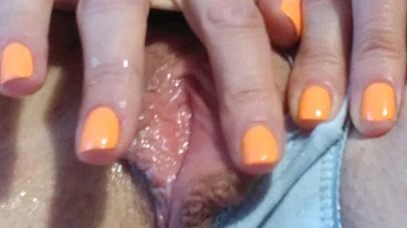 very wet pussy very wet big pussy lips I masturbate through panties and panties get wet you will want to stick your tongue and juice from this wet pussy GinnaGg milf big pussy lips