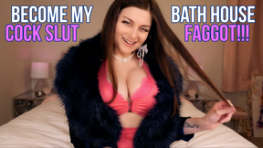 BECOME MY BATH HOUSE COCK SLUT FAGGOT 1080P - ELLIE IDOL
