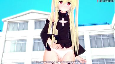 Thick cock sloppin Yami in anime POV hentai