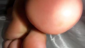 feet tease under sheets
