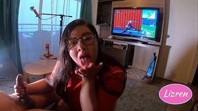 Se la chupo mientras gana en el Fornite!