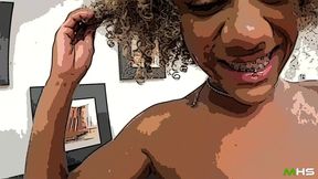 pov com negra quente carioca