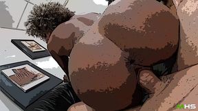 pov com negra quente carioca