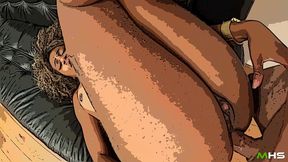 pov com negra quente carioca