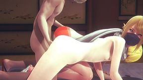 Leyend of Zelda - Link Femboy in a threesome - Sissy crossdress Japanese Asian Manga Anime Film  Game Porn Gay