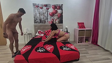 I catch my friend SandraV playing around with little games and I finish her off with a real toy, my big cock, fucking her hard