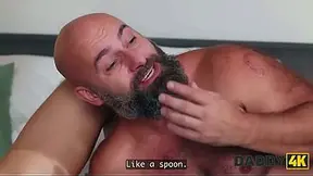 Old daddy teaches young and aroused Czech girl a thing or two about getting