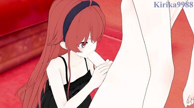 Eris Boreas Greyrat and I have intense sex in the bedroom. - Mushoku Tensei Hentai