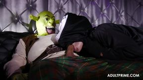 Shrek sucked and fucked