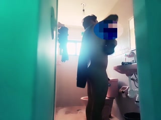 After fucking he recorded my neighbor in the bathroom