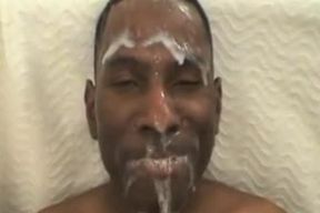 darksome youngster Sunk With Milky goo